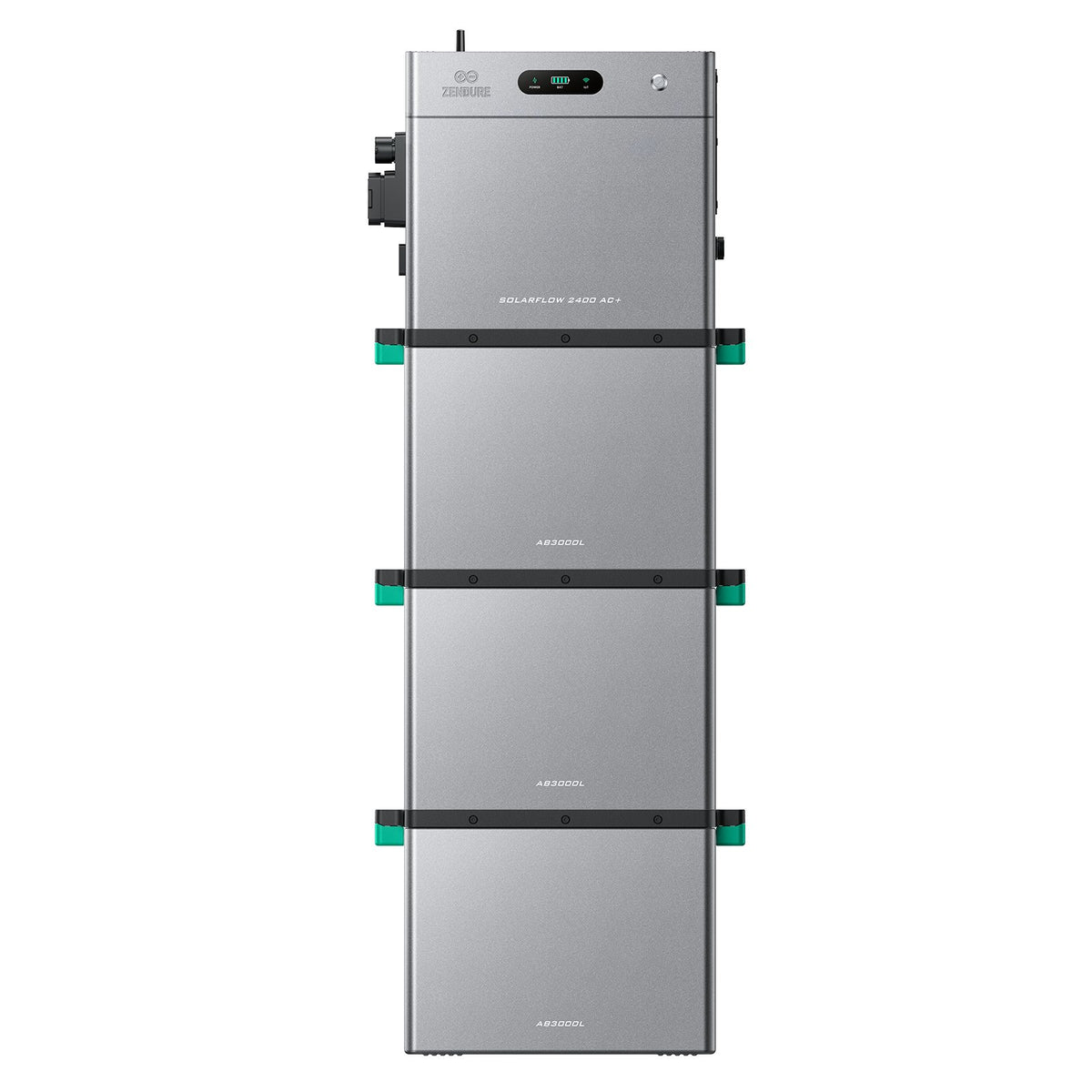 SolarFlow 2400 AC+ con tres baterías de ampliación AB3000L