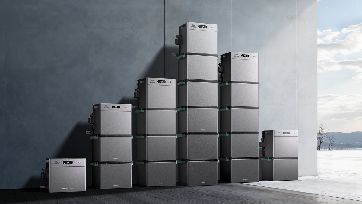 Diseño apilable: hasta 5 baterías AB3000L