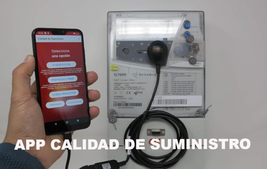 sistema para descargar los datos de contador de compañía y conocer sus incidencias de suministro